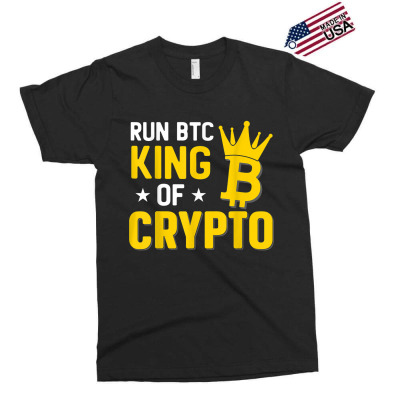 King Of Crypto Bitcoin Exclusive T-shirt Designed By Bariteau Hannah
