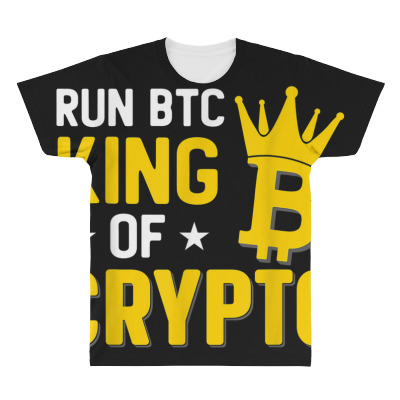 King Of Crypto Bitcoin All Over Men's T-shirt Designed By Bariteau Hannah