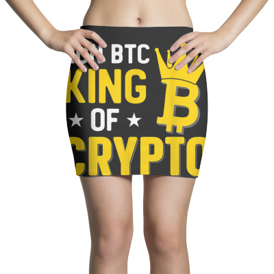 King Of Crypto Bitcoin Mini Skirts Designed By Bariteau Hannah