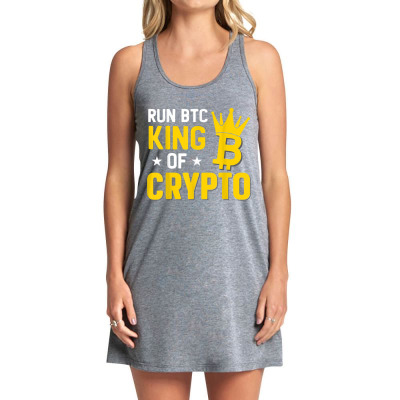 King Of Crypto Bitcoin Tank Dress Designed By Bariteau Hannah