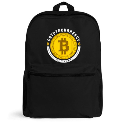 Cryptocurrency In Bitcoin Btc We Trust Backpack Designed By Bariteau Hannah