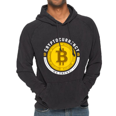 Cryptocurrency In Bitcoin Btc We Trust Vintage Hoodie Designed By Bariteau Hannah