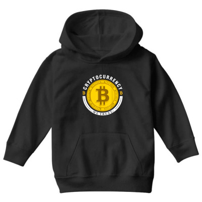 Cryptocurrency In Bitcoin Btc We Trust Youth Hoodie Designed By Bariteau Hannah