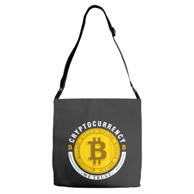 Cryptocurrency In Bitcoin Btc We Trust Adjustable Strap Totes Designed By Bariteau Hannah