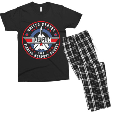 Us Fighter Weapons School Worn Men's T-shirt Pajama Set Designed By Bariteau Hannah