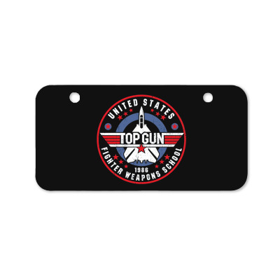 Us Fighter Weapons School Worn Bicycle License Plate Designed By Bariteau Hannah