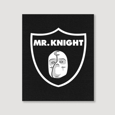 Mr Knight Portrait Canvas Print Designed By Bariteau Hannah