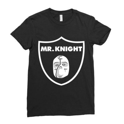 Mr Knight Ladies Fitted T-shirt Designed By Bariteau Hannah