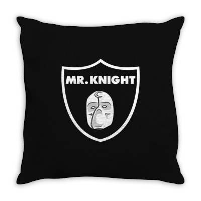 Mr Knight Throw Pillow Designed By Bariteau Hannah