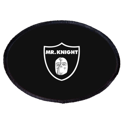 Mr Knight Oval Patch Designed By Bariteau Hannah
