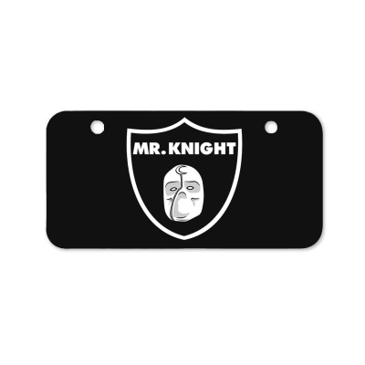 Mr Knight Bicycle License Plate Designed By Bariteau Hannah