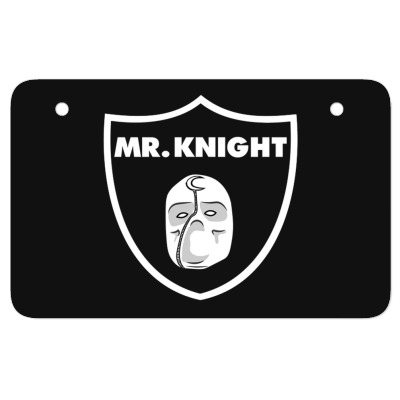 Mr Knight Atv License Plate Designed By Bariteau Hannah