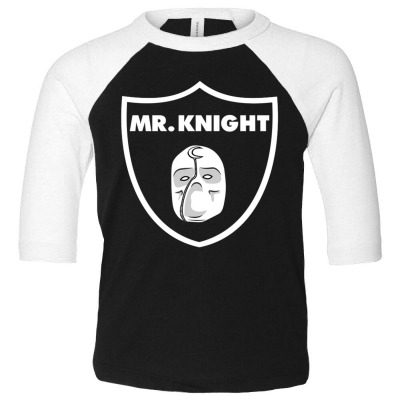Mr Knight Toddler 3/4 Sleeve Tee Designed By Bariteau Hannah