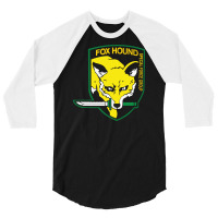 Fox Hound Badge Special Forces Group Logo 3/4 Sleeve Shirt | Artistshot