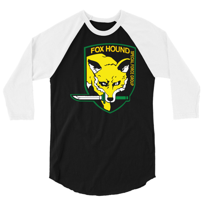Fox Hound Badge Special Forces Group Logo 3/4 Sleeve Shirt | Artistshot