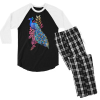 Peacock T  Shirt Peacock Paradise T  Shirt Men's 3/4 Sleeve Pajama Set | Artistshot