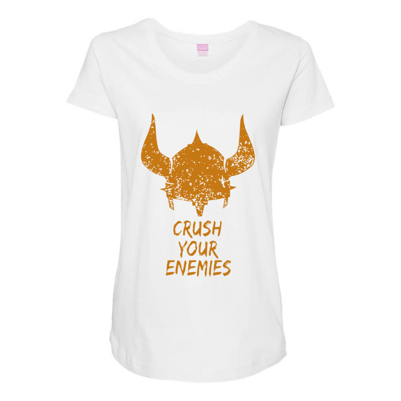 Crushs Your Enemies Maternity Scoop Neck T-shirt by qintaben | Artistshot