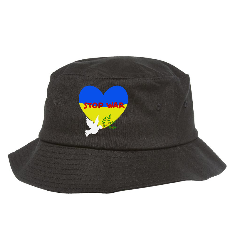 Blue And Yellow Flag Bucket Hat | Artistshot