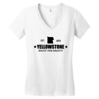 Enjoy The Beauty Women's V-neck T-shirt | Artistshot