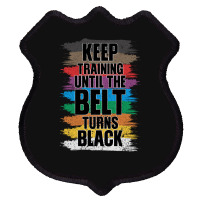 Black Belt Martial Art Training Karate Taekwondo Shield Patch | Artistshot