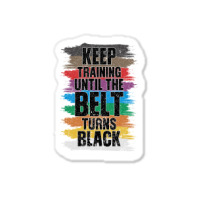 Black Belt Martial Art Training Karate Taekwondo Sticker | Artistshot