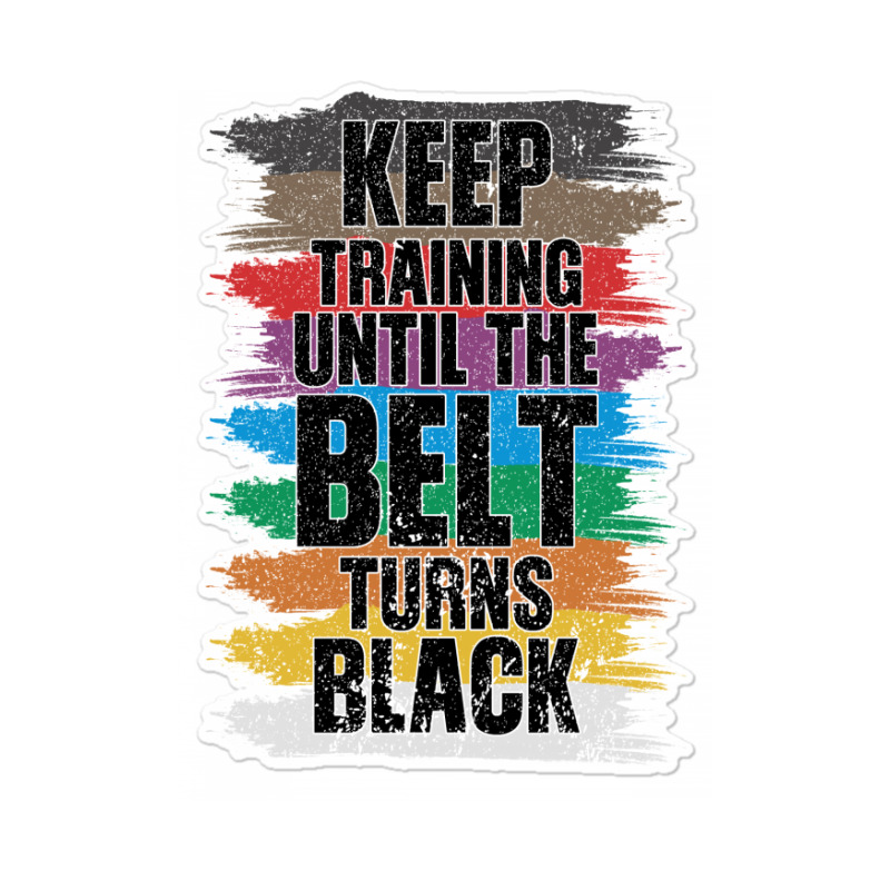 Black Belt Martial Art Training Karate Taekwondo Sticker | Artistshot