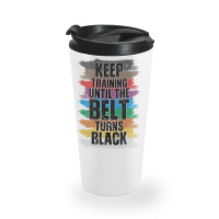 Black Belt Martial Art Training Karate Taekwondo Travel Mug | Artistshot