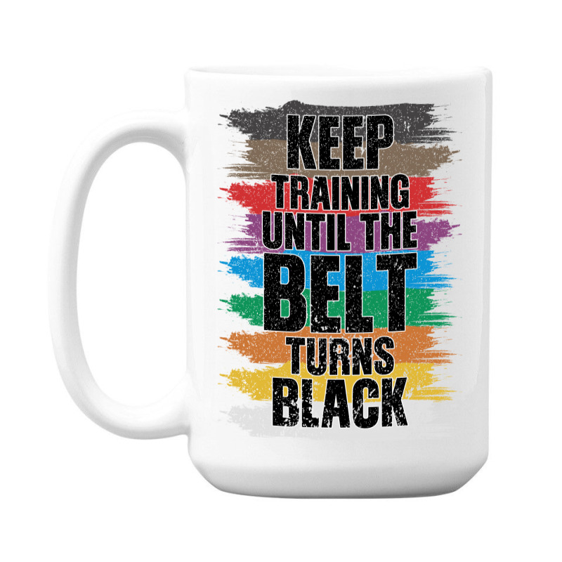 Black Belt Martial Art Training Karate Taekwondo 15 Oz Coffee Mug | Artistshot