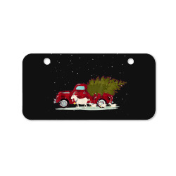 goat red plaid truck christmas Bicycle License Plate | Artistshot