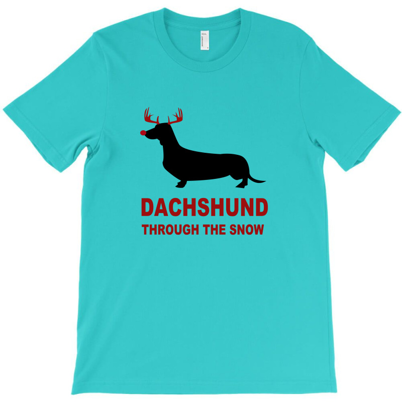 Dachshund Through The Snow T-shirt | Artistshot