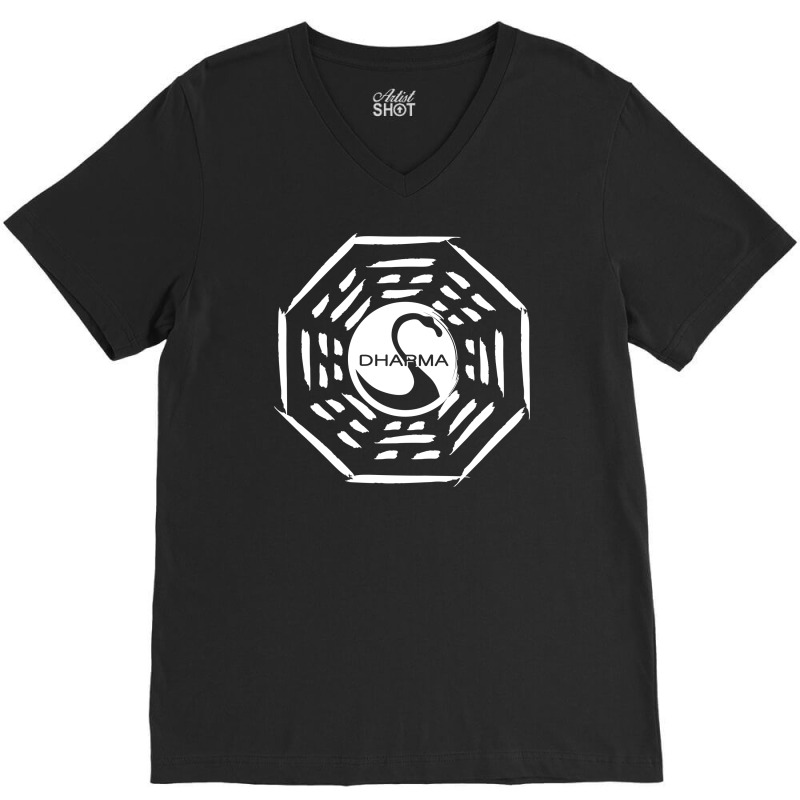 Dharma Lost Serie Tv Film Cinema V-neck Tee | Artistshot