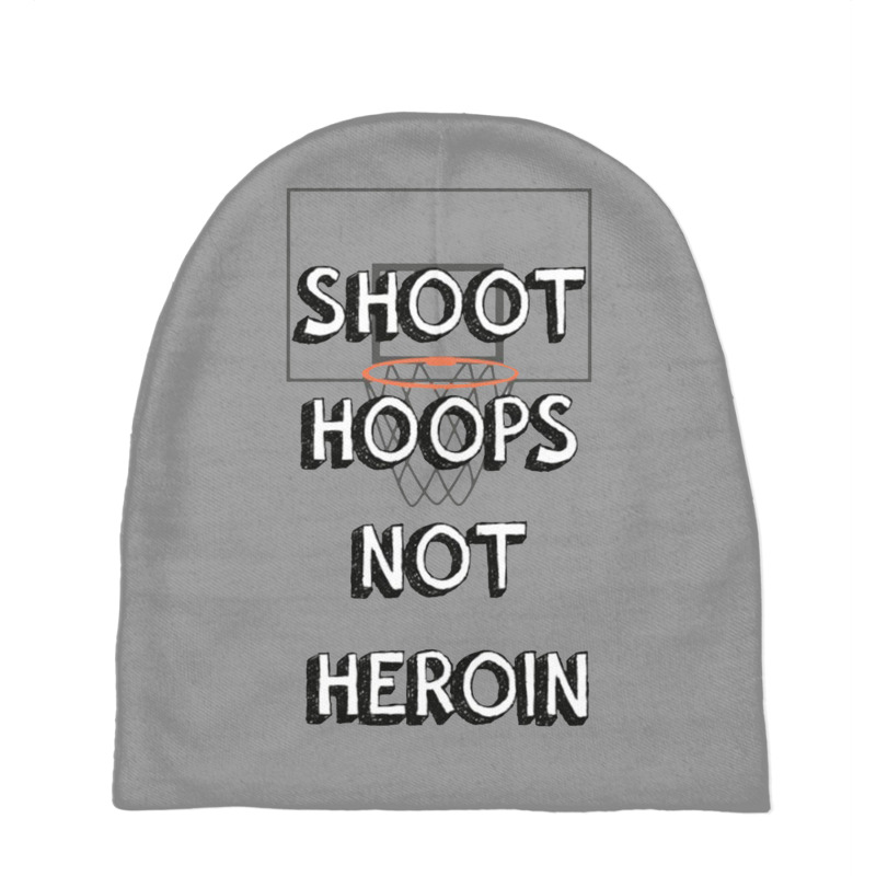 Shoot Hoops Not People Baby Beanies | Artistshot