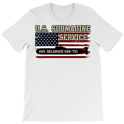 Uss Delaware Ssn 791 Submarine Veterans Day Father's Day T Shirt T-shirt Designed By Truong Ta