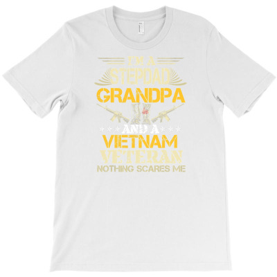 Vietnam War Veteran U.s. Army Stepdad Retired Soldier Father T Shirt T-shirt Designed By Truong Ta