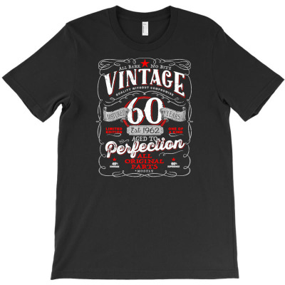 Vintage 60th Birthday For Him 1962 Aged To Perfection Father Premium T T-shirt Designed By Truong Ta