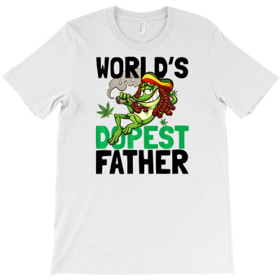 World’s Dopest Father Weed Marijuana Cannabis 2022 Frog Premium T Sh T-shirt Designed By Truong Ta