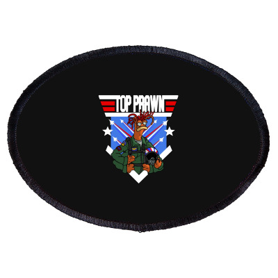 Top Prawn Oval Patch Designed By Bariteau Hannah