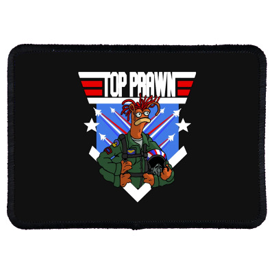 Top Prawn Rectangle Patch Designed By Bariteau Hannah