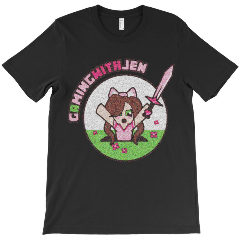 Gaming With Jen T-shirt | Artistshot