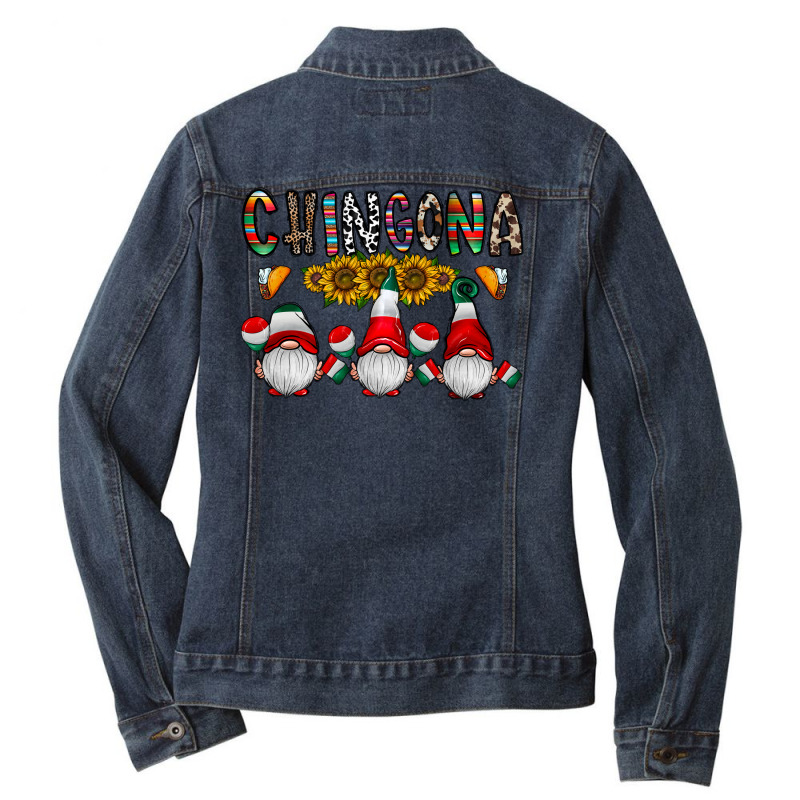 Chingona Ladies Denim Jacket by CowhideDigitalArt | Artistshot