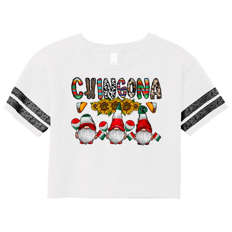 Chingona Scorecard Crop Tee by CowhideDigitalArt | Artistshot