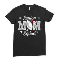 Football Senior Football Mom Squad 10 Football Player Ladies Fitted T-shirt | Artistshot