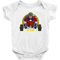 Peacemaker Gym Baby Bodysuit | Artistshot