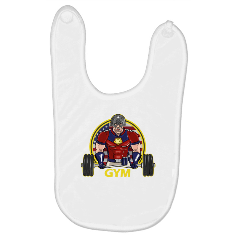 Peacemaker Gym Baby Bibs | Artistshot