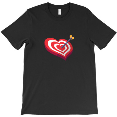 Heart Dart T-shirt Designed By Akin