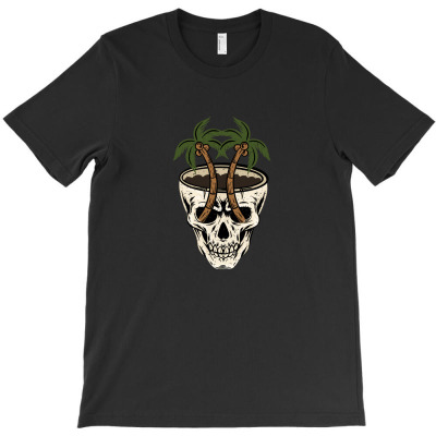 Summer Skull T-shirt Designed By Akin
