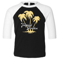 Tropical Paradise Toddler 3/4 Sleeve Tee | Artistshot