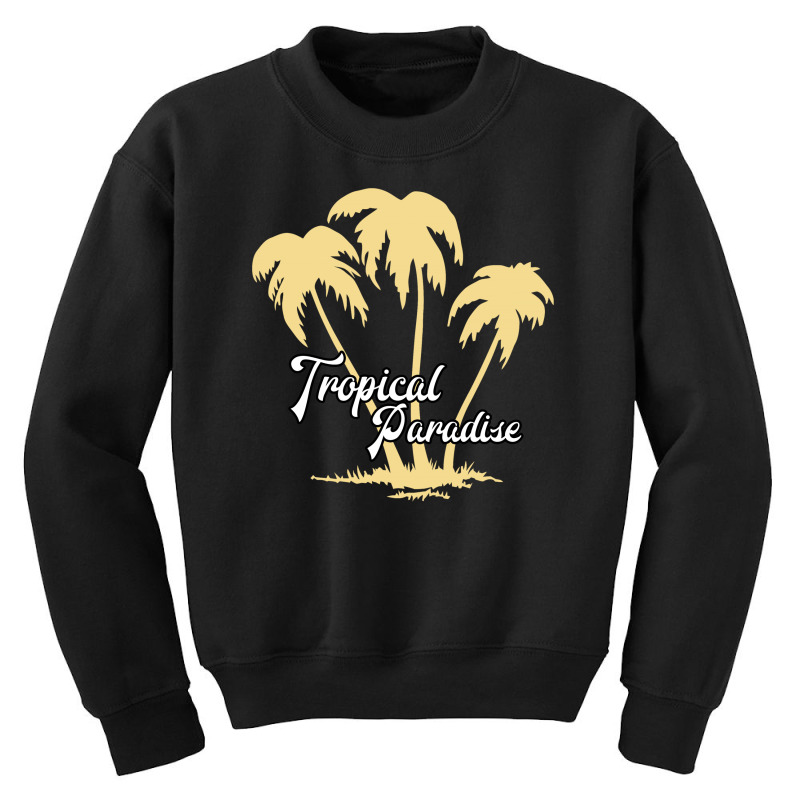 Tropical Paradise Youth Sweatshirt by Bettercallsaul | Artistshot