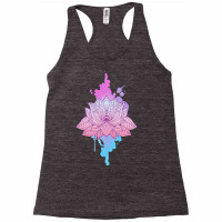 Mandala Lotus T  Shirt Asanas Mandala Lotus Mantra T  Shirt Racerback Tank | Artistshot