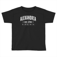 Alexandria Virginia Patriotic Hometown Patriotism Home State Premium T Toddler T-shirt | Artistshot